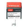 TIMCO Flat & Twin Cable Clips Grey - To fit 2.5mm Thumbnail