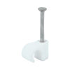 TIMCO Round Cable Clips White - To fit 6.0mm Thumbnail