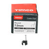 TIMCO Round Cable Clips Black - To fit 7.0mm Thumbnail