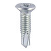 TIMCO Window Fabrication Screws Countersunk Facet PH Metric Thread Self-Drilling Point Zinc - M4 x 13 Thumbnail