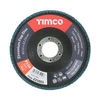 TIMCO Set of Flap Discs Zirconium Type 29 Conical P120 Grit - 115 x 22.23 Thumbnail