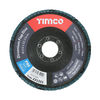 TIMCO Flap Disc Zirconium Type 29 Conical P80 Grit - 115 x 22.23 Thumbnail