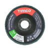 TIMCO Flap Disc Zirconium Type 29 Conical P60 Grit - 115 x 22.23 Thumbnail