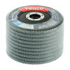 TIMCO Set of Flap Discs Zirconium Type 29 Conical P80 Grit - 115 x 22.23 Thumbnail