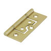 TIMCO Plain Bearing Flush Brass Hinges Polished Brass - 75 x 50 Thumbnail