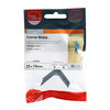 TIMCO Corner Braces Silver - 25 x 25 x 16 Thumbnail