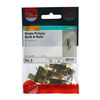 TIMCO Picture Hanging Hooks Single Electro Brass - No.2 Single Thumbnail