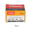 TIMCO Solo Countersunk Silver Woodscrews - 3.0 x 12 Thumbnail