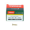 TIMCO Classic Multi-Purpose Countersunk Gold Woodscrews - 3.0 x 16 Thumbnail