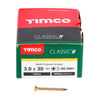 TIMCO Classic Multi-Purpose Countersunk Gold Woodscrews - 3.0 x 30 Thumbnail