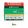 TIMCO C2 Strong-Fix Multi-Purpose Premium Countersunk Gold Woodscrews - 3.5 x 12 Thumbnail