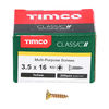 TIMCO Classic Multi-Purpose Countersunk Gold Woodscrews - 3.5 x 16 Thumbnail