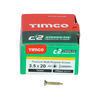 TIMCO C2 Strong-Fix Multi-Purpose Premium Countersunk Gold Woodscrews - 3.5 x 20 Thumbnail