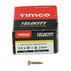 TIMCO Velocity Premium Multi-Use Countersunk Gold Woodscrews - 3.5 x 20 Thumbnail