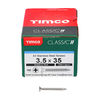 TIMCO Classic Multi-Purpose Countersunk A2 Stainless Steel Woodscrews - 3.5 x 35 Thumbnail