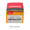 TIMCO Solo Countersunk Silver Woodscrews - 3.5 x 40 Thumbnail