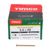 TIMCO Classic Multi-Purpose Countersunk Gold Woodscrews - 3.5 x 50 Thumbnail