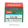 TIMCO Classic Multi-Purpose Countersunk A2 Stainless Steel Woodscrews - 3.5 x 50 Thumbnail