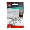 TIMCO Cup Hooks Round White - 38mm Thumbnail