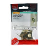 TIMCO Picture Hanging Hooks Double Electro Brass - No.3 Double Thumbnail