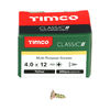 TIMCO Classic Multi-Purpose Countersunk Gold Woodscrews - 4.0 x 12 Thumbnail