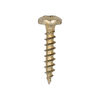 TIMCO Classic Multi-Purpose Pan Head Gold Woodscrews - 4.0 x 20 Thumbnail