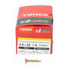 TIMCO C2 Strong-Fix Multi-Purpose Premium Countersunk Gold Woodscrews - 4.0 x 25 Thumbnail