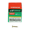 TIMCO C2 Strong-Fix Multi-Purpose Premium Countersunk Gold Woodscrews - 4.0 x 25 Thumbnail