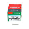 TIMCO Classic Multi-Purpose Countersunk A4 Stainless Steel Woodscrews - 4.0 x 35 Thumbnail