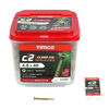 TIMCO C2 Clamp-Fix Multi-Purpose Premium Countersunk Gold Woodscrews - 4.0 x 40 Thumbnail