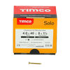 TIMCO Solo Countersunk Gold Woodscrews - 4.0 x 40 Thumbnail