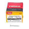 TIMCO Solo Countersunk Silver Woodscrews - 4.0 x 40 Thumbnail