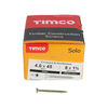 TIMCO Solo Countersunk Gold Woodscrews - 4.0 x 45 Thumbnail