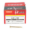 TIMCO C2 Clamp-Fix Multi-Purpose Premium Countersunk Gold Woodscrews - 4.0 x 50 Thumbnail