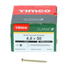 TIMCO Classic Multi-Purpose Countersunk Gold Woodscrews - 4.0 x 50 Thumbnail