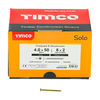 TIMCO Solo Countersunk Gold Woodscrews - 4.0 x 50 Thumbnail