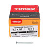 TIMCO Solo Countersunk Silver Woodscrews - 4.0 x 50 Thumbnail