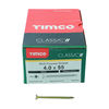 TIMCO Classic Multi-Purpose Countersunk Gold Woodscrews - 4.0 x 55 Thumbnail