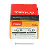 TIMCO Solo Countersunk Silver Woodscrews - 4.0 x 60 Thumbnail