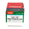 TIMCO Classic Multi-Purpose Countersunk A4 Stainless Steel Woodscrews - 4.0 x 70 Thumbnail