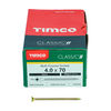 TIMCO Classic Multi-Purpose Countersunk Gold Woodscrews - 4.0 x 70 Thumbnail