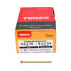 TIMCO Solo Countersunk Gold Woodscrews - 4.0 x 70 Thumbnail