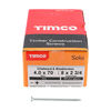 TIMCO Solo Countersunk Silver Woodscrews - 4.0 x 70 Thumbnail