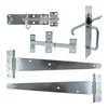 TIMCO Side Gate Kit Medium Tee Hinges Suffolk Latch & Brenton Padbolt Sliver - 18" Thumbnail