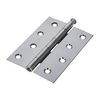 TIMCO Butt Hinges Loose Pin (1840) Steel Polished Chrome - 100 x 71 Thumbnail