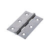 TIMCO Butt Hinges Fixed Pin (1838) Steel Polished Chrome - 100 x 70 Thumbnail