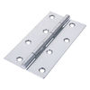 TIMCO Uncranked Butt Hinges (5050) Steel Silver - 127 x 65 Thumbnail