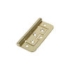 TIMCO Flush Hinges (105) Steel Electro Brass - 75 x 51 Thumbnail