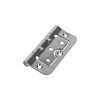 TIMCO Hurlinge Hinges Fixed Pin (104) Steel Polished Chrome - 75 x 55 Thumbnail