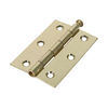 TIMCO Butt Hinges Loose Pin (1840) Steel Electro Brass - 90 x 60 Thumbnail